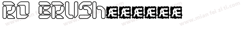 ro brush字体转换